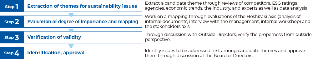 Materiality Step Process